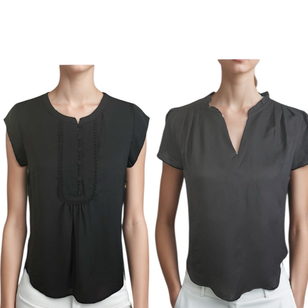 41 Hawthorn Daniel Rainn Black Blouse Lot Bundle